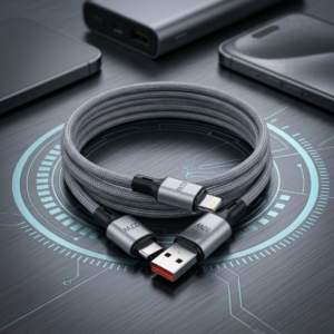 PowerLink Python 4-in-1 Fast Charging Cable – 100W Super Fast Charging & Data Sync Cable