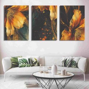 Set of 3 Wall Art Wooden Phototile Frames for Wall Decor