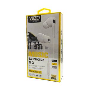 VIZO V110 Super Bass Hand free | Wired In Ear Phones for Men and Women | Best Quality Earphone - Hands-Free For Mobile Mobile Phone - Hands-Free For Android
