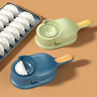 2-in-1 Dumpling Wrapper Tool Food Grade Manual Dumpling Wrapper Mold Labor-Saving Baking Pastry Home Kitchen Gadget high quality  (Random Color)