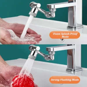 Rotation Faucet Sprayer Head Universal 1080°Rotatable Bathroom Washbasin Tap Splash Filter  Water Saving Bubbler Nozzle (Without Box)