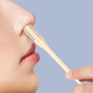 Pack of 1 Double-Sided Manual Nose Hair Trimmers – Safe & Painless Grooming Tool for Men & Women