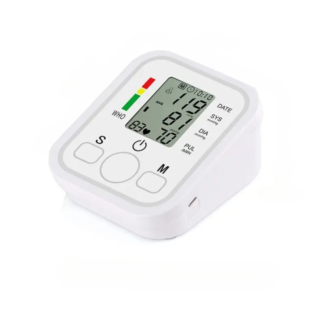 Digital Blood Pressure Monitor – Fully Automatic Upper Arm BP Machine with Heart Rate Detection, Accurate Readings, Easy-to-Use Home Health Device (Without Cell)