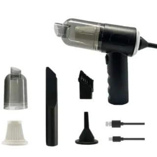 3 In 1 Portable Vacuum Cleaner Wireless Hand-held Cleaning For Car Home (As 228)