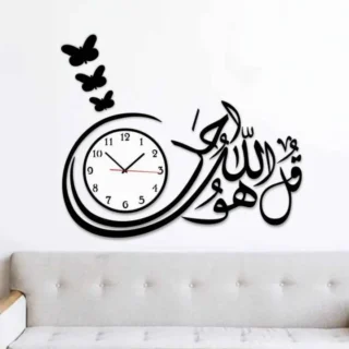 3d wall clock Wooden Wall Clock I  for bedroom I Quartz Watch DIY Design