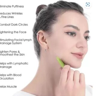Flawless Jade Roller With Stone (marble) | Facial Roller Manual Massage For Women