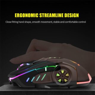 Gaming Glowing Mouse Backlit E-sports Colorful LED Light Mouse For Laptop PC Computer Gamer