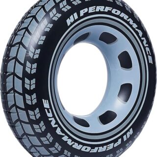 Intex Giant Tire Tube 36 Inch Swim Ring For Summer | Swimming Pool Tube for Kid's | Big Size Cool Black Wheel Tire Men Swimming Ring