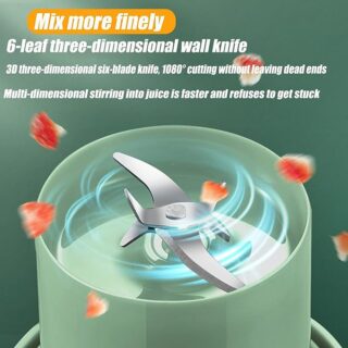 Mason Portable Mini juicer Blender With Straw Cup | Juicer Portable Outdoor Juicing Cup | Home Mini Cordless Juicer (Random Color)