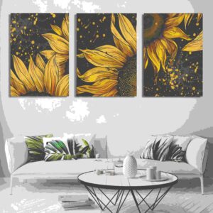Set of 3 Wall Art Wooden Phototile Frames for Wall Decor
