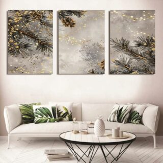 Set of 3 Wall Art Wooden Phototile Frames for Wall Decor