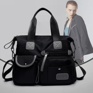 Splitter Handbag for Girls/Women Soft Large Capacity One-shoulder Shopping Bag