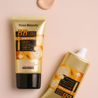 8 in 1 BB Collagen Foundation – All-in-One Makeup & Skincare with Whitening, Brightening, Moisturizing, Anti-Aging, UV Protection, Concealing & Long-Lasting Coverage