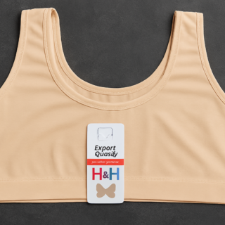 Malai Stuff Non-Padded Bra for Teenagers – Lightweight & Comfortable Everyday Wear | Plain Beige, Sizes 28, 30, 32, 34, Cups A & B