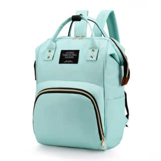 Large Capacity Mummy Bag Multi-function Women Backpack Nursing Bag for Baby Care Unisex Travail Backpack (Random color)