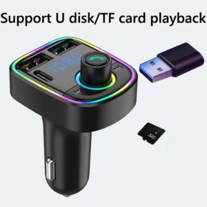 C1 - Car Mp3 Player | Car Wireless FM Transmitter | Car Mp3 Modulator | Car Accessories ( Random Color )