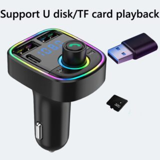 C1 - Car Mp3 Player | Car Wireless FM Transmitter | Car Mp3 Modulator | Car Accessories ( Random Color )