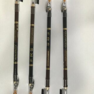 Pack Of 12 FRS Eyebrow Pencil 2 in 1 | Black & Brown Both | Best Quality Eyebrow Pencil For Girls & Women