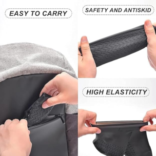 (pair) Waterproof Shoe Covers - Reusable Silicone Shoes Covers for Rain (random color)