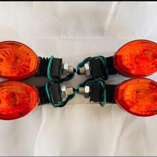 Fancy indicator for Bike Mini size flexible unbreakable yellow color 4 pcs