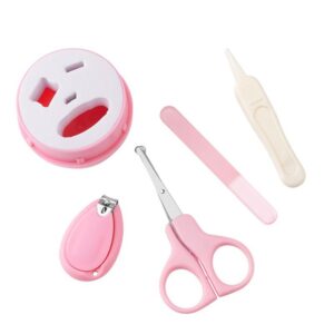Baby Healthcare Kits Baby Nail Care Set Infant Nail Clippers Care Set with Rabbit Storage Box for Baby  (Mix/Random color)