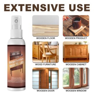 250ML Natural Micro-molecular Spray – Multipurpose Beeswax Furniture Polish Spray For Wood Polish Furniture Care Bee Wax Spray Essential Oil Wax
