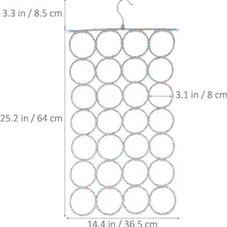 28 Holes Scarf Hanger  / Tie Hanger / Belt Hanger Organizer