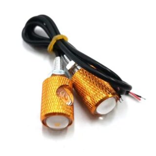 4pcs Mini Fancy Motor Bike Indicator, Also use for Number Plate screw | Tik Tok LED Indicator  Pieces) | Fancy Bulb | Fancy Indicator For Bike