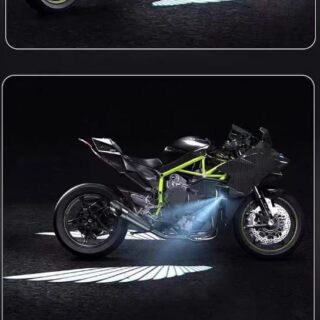 Bluetooth control angel wing light multicolor for all bikes and car uneversa