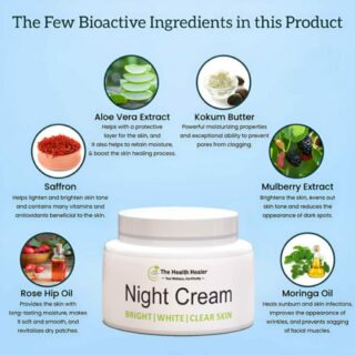 Whitening & Anti Aging Night Cream  (50ml)