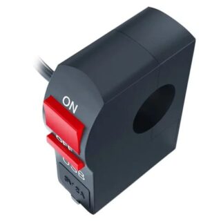 On/Off & USB port 2 Amp 5 V universal switch for bike, Extra external on off button. extra lights switch