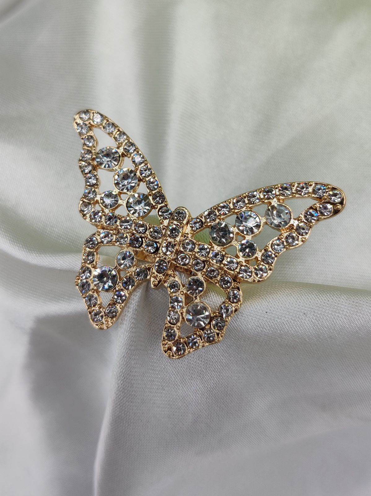 1 Piece Imported Dazzling Butterfly Crystal Ring - Embrace Elegance | Adjustable Ring | Beautiful Design For Every Occasion ✨ | Ring For Girls | Ring For Women