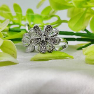 1 Piece Imported Blooming Elegance Adjustable Ring Set – Two Radiant Color 🌟 | Luxurious Design Ring | Adjustable Ring | Ring For Girls & Women ✨