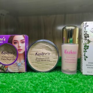 2 in 1 Kashee's Foundation Deal, Foundation & Compact Powder, Pack of 2