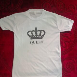 King & Queen Style White T-Shirt - King & Queen Design T-Shirts  – Best Quality T-Shirts For Girls | T-Shirt For Women - T-Shirt For Boy | T-Shirt For Men | King T-Shirts  | Queen Design T-Shirt