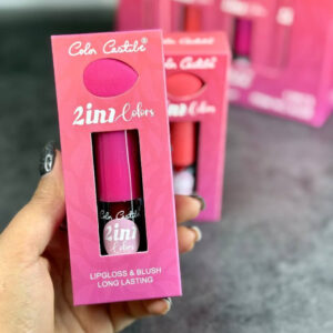 Moccallure Professio2 in 1 Makeup Deal – Color Castile Lip Gloss & Blush | Liquid Beauty Combo | Long-Lasting Radiance | Dual-Use Magicnal 18-Colors Lipstick Kit – Long-Lasting, Hydrating & Compact | Unisex Makeup Set (Copy)
