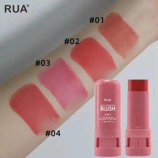 High-Pigment Matte Blush Stick – Long-Lasting, Water-Resistant & Blendable Contour Balm - Random Shades
