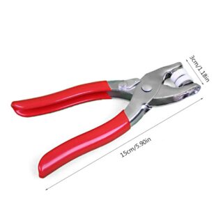 Plier Tool with 50 Sets Metal Snap Buttons – Thickened Snap Fastener Kit for DIY Crafting, Sewing, Leather, Bags, Clothes & Accessories, Durable & Easy to Use Installation
