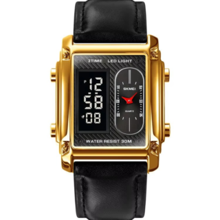 Original Skmei 1868 Boys New Style Design Famous Watch Digital Analog Mens Wrist Watches for Men Luxury Watch - Without Box