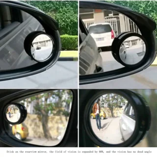 Pack of 2 PCs Round view mirror blind spot wide- angel lens - 2 PCs