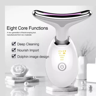 ES-1081 Massager Intense Pulsed Light Wrinkles Reducing Instrument - ESX - Anti Ageing & Reduces Puffiness | Face Massager For Fine Line & Wrinkles - Random Color