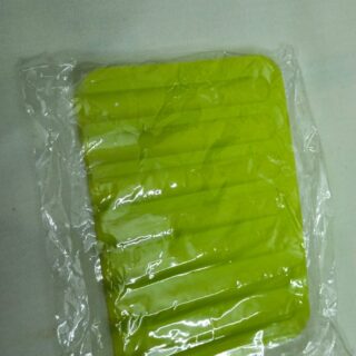 Silicone soap dish Drainer Tray (Green)